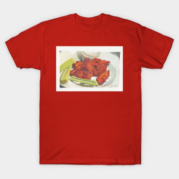 Hot wings T-Shirt by TheMainloop